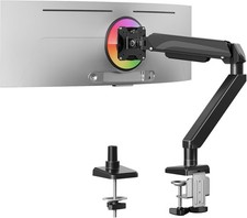 Heavy Duty Single Monitor Arm for 42 40 39 34 32 27Inch Screens, Monitor Stan...