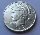 1927 D Peace Silver Dollar  Very Fine Coin