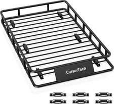 64" x 39" x 6" Roof Basket Heavy Duty Cargo Rack Basket 300lbs