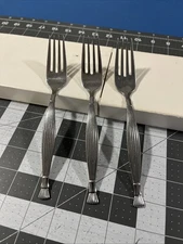 Stanley Roberts SRB123 (3) Dinner Forks Stainless Flatware Korea Replacements