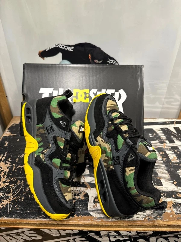 Rare DC THRASHER limited edition skate shoes kalis osiris es 2001 d3 camo og dvs - Imagen 4 de 4