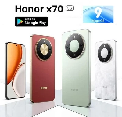 Teléfono Honor X70 5G MagicOS 120Hz 6.79" FHD+ 8300mAh Snapdragon 6 Gen4 para Global