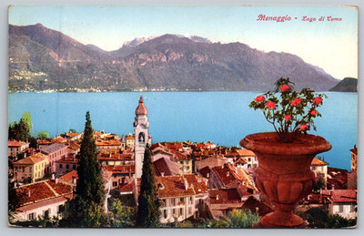 c1970s Menaggio Lago di Como Italy Brunner Edit Postcard