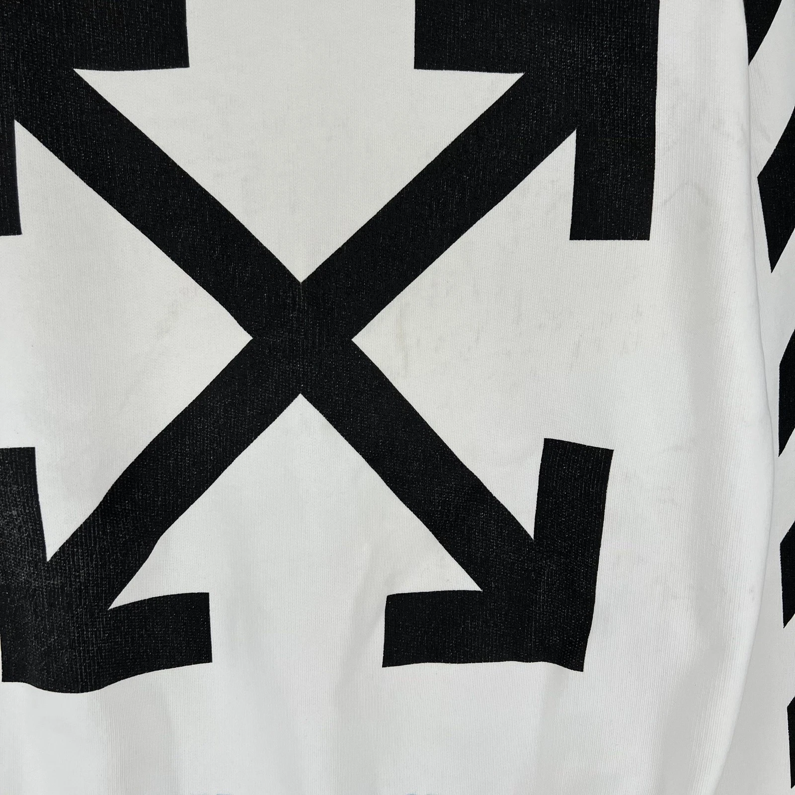 OFF WHITE Felpa Caravaggio Off White bianca 001 70376809