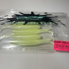 DRT Cramp Shad 4.5 Lemonade Swimbait 5pcs Unused with Packaging Damage