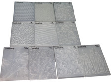   Lot 10 Cuttlebug Embossing Folders Cardmaking Paper Craft