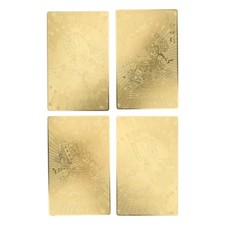 4pcs Amulet Cards Feng Shui Zodiac Protection God Of Wealth 2026