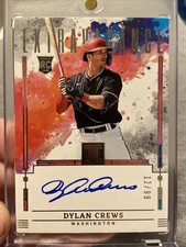 2025 Panini Impeccable RC DYLAN CREWS  Extravagance On Card AUTO 12/99 Nationals