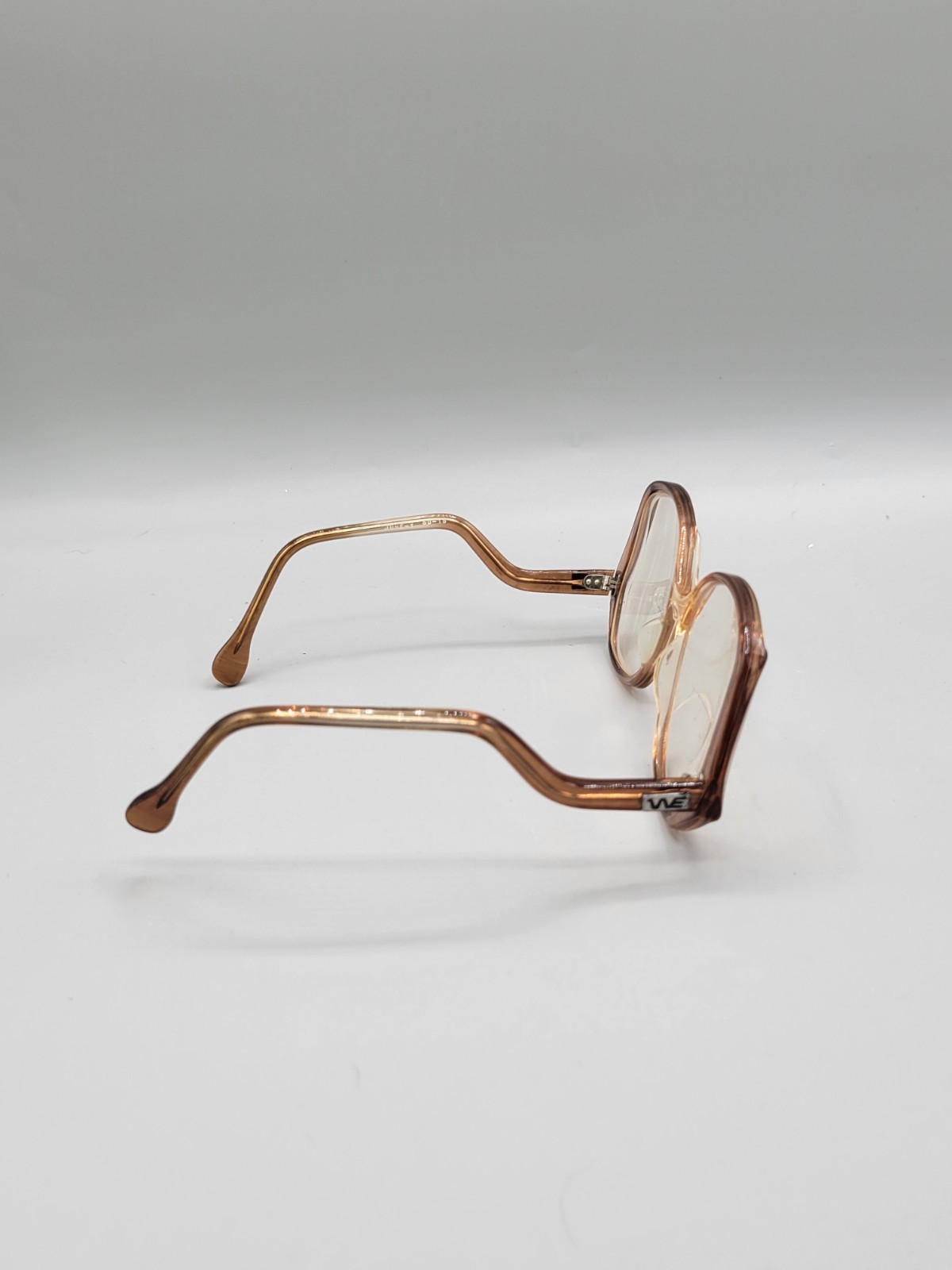 Vintage 70s 80s Oversized Wimbledon June-1 Retro Drop Arm Eyeglass Frames
