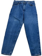 Vintage Carhartt Men  s Denim Jeans B17DST Size 38x32 Made In USA