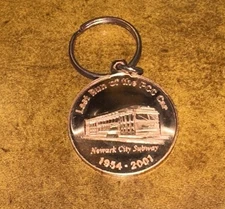 NJ TRANSIT "The Way To Go" 1954-2001 Last Run Of The PCC Car Copper CoinKeychain
