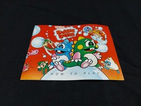Bubble Bobble (Nintendo) NES 1988 Authentic Tested W/Manual
