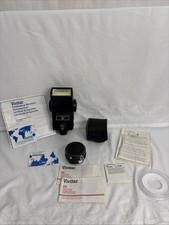 Lot of Vivitar Camera Items. Working Flash. Tele Converter with Case and More