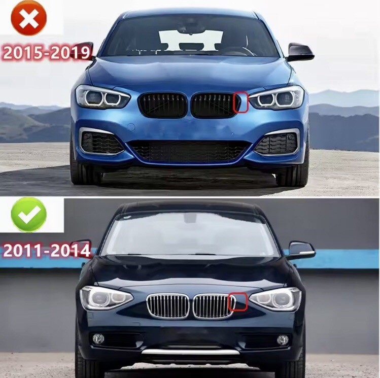 Calandre avant BMW F20 F21 2011-2014 en ABS injecté haute résistance