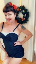 Vintage 1950s Rose Marie Reid Maillot Swimsuit