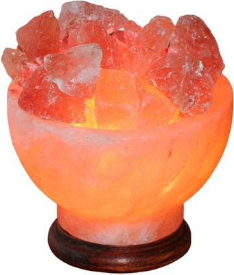 Kristallsalz Feuerschale Salz aus einem Vorgebirge Himalaya/Pakistan Salzlampe