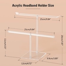 Headband Holder Organizer for Girl Women Display Stand and Storage Container