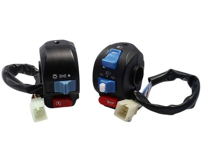 Startschaltereinheit Set Hupe Licht links und rechts Baotian, Benzhou Rex 4T Kit