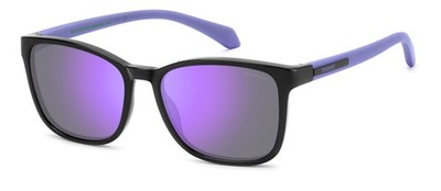 Polaroid Sonnenbrille PLD 8077/S 1X2/MF Schwarz Lila Junior 