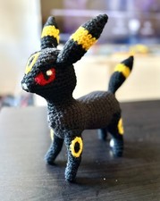 Umbreon-Handmade Crochet Plush Toy Eeveelution MADE TO ORDER
