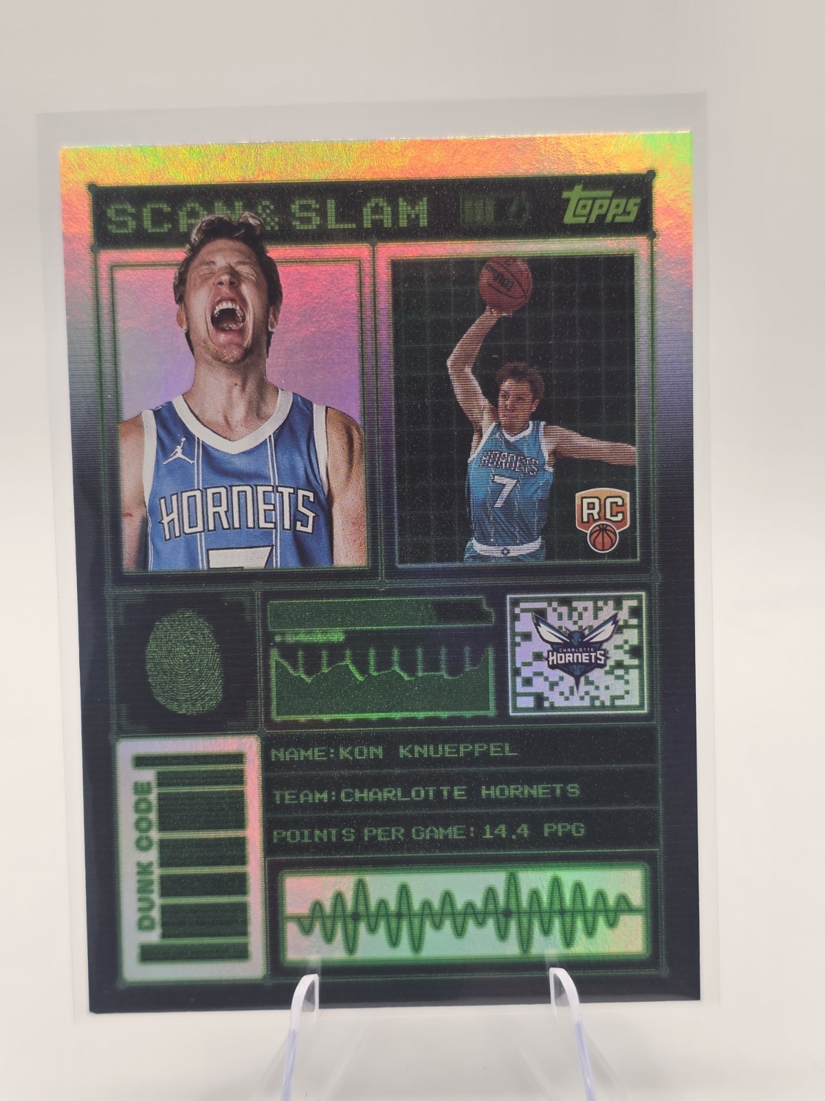 2025-26 Topps - Scan and Slam Kon Knueppel #SS-29 (RC) Holo Foil