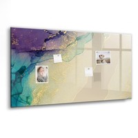 Glas Magnetboard Mit Wiederverwendbarer SchreibfläChe Elegante Abstraktion