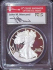 2012-S $1 PROOF SILVER AMERICAN EAGLE ✪ PCGS PR-70 ✪ MERCANTI SF MINT
