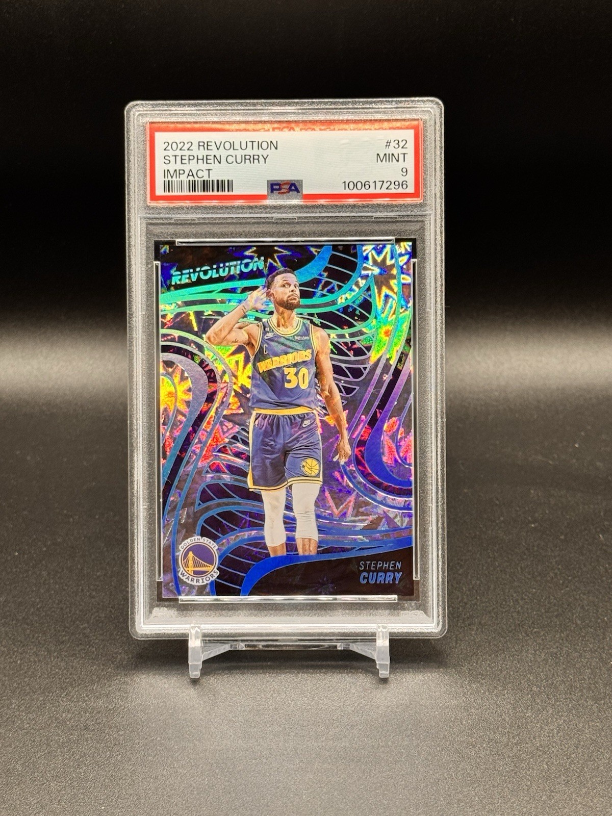 2022-23 Panini Revolution - Stephen Curry #32 Impact /149 PSA 9 Steph
