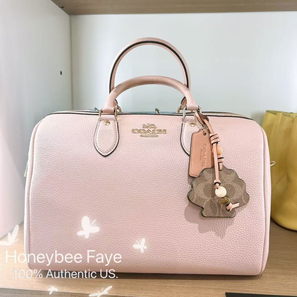 NWT Coach Rowan Large Satchel Bag With Shell Charm CBH76 | eBay