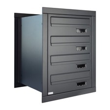Post Boxes for Flats Urban Easy Multiple Rear Access Mail Box E6