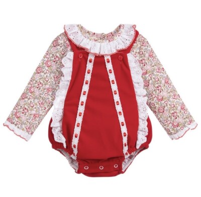 Beau Kid Spanish Velvet Shorts And Blouse Set 6/9 Months Made In Spain