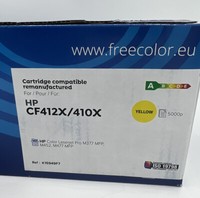 Toner Gelb Yellow Ersetzt Hp CF412X 410X Freecolor Cartridge Laserjet M377 M452