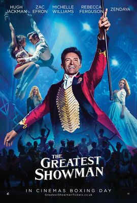 The Greatest Showman Movie Poster (20x30) - Hugh Jackman, Zendaya, Zac Efron