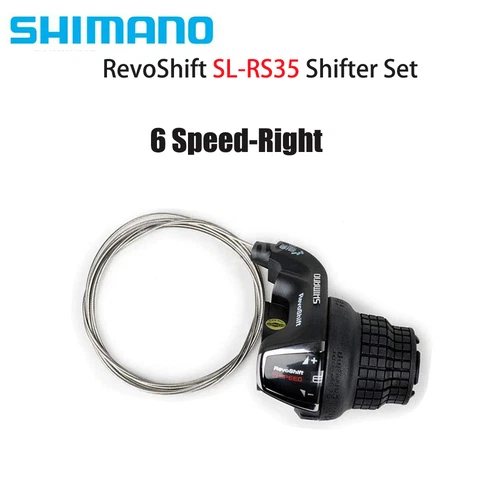 Mountain Bicycle Twist Shifter Shimano Shift Lever SL-RS35 3/6/7/18/21 Speed MTB - Picture 16 of 19
