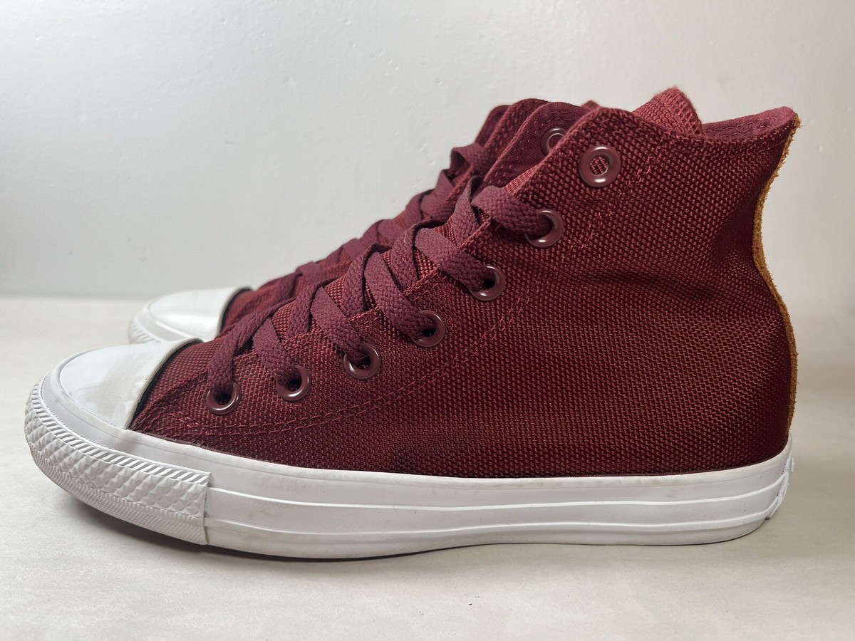 Vintage Converse All Star Shoes Mens Wmns High Top Maroon