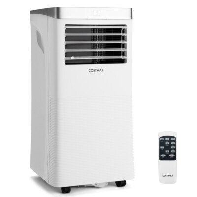 10000 BTU Portable Air Conditioner Cooler Fan with Remote Control & LED Display
