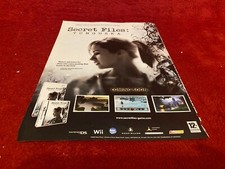 Listing image for GAME12 NINTENDO GAME ADVERT 11X8 SEXRET FILES TUNGUSKA WII/DS