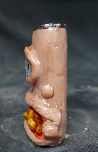 Estuche de encendedor de terrortómero esculpido personalizado, MONSTRUO, SIDESHOW GAFF, ODDITY, pinzón de rata - Imagen 4 de 5