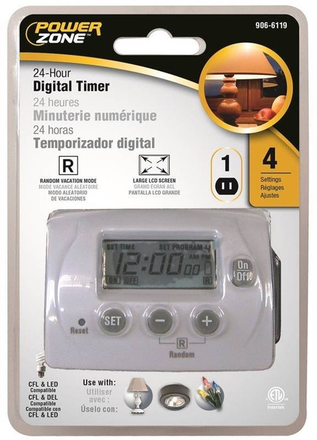 Powerzone TNID7111 Indoor Timer 7 Day 4 Programmable On/Off for sale ...