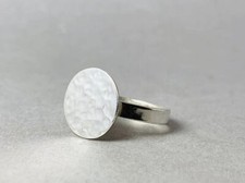 Circle Ring 925 Sterling Silver Band Statement Ring Handmade Ring All size