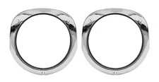 56 Chevy Headlight Bezels Pair 1956 Chevrolet New 