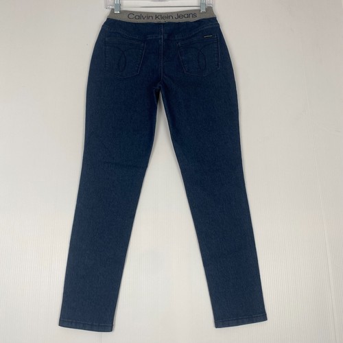 Calvin Klein Girls' Skinny Fit Stretch Denim Pull-on Leggings Blue Size XL (16) - Picture 17 of 22
