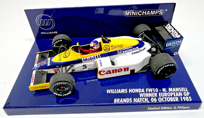 1985 Nigel Mansell #5 Williams Honda FW10 F1 European GP