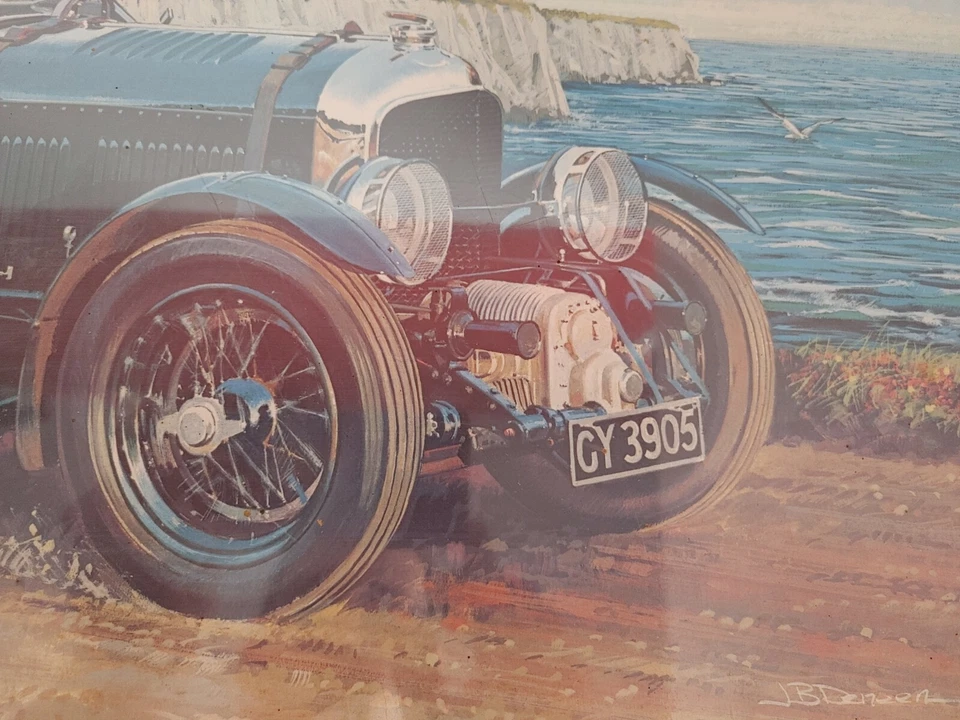 1979 J B Deneen Lithograph Print  International Museum Favorites #1 Bentley - Image 2 of 4