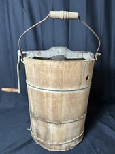 Vintage White Mountain Freezer Ice Cream Hand Crank 6 Quart. For Display/Novelty