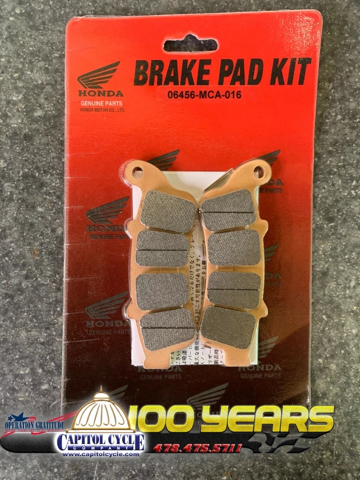 HONDA BRAKE PAD KIT FRONT / REAR 2001-2017 GOLDWING GL1800 & F6B OEM NEW - Изображение 2 из 4