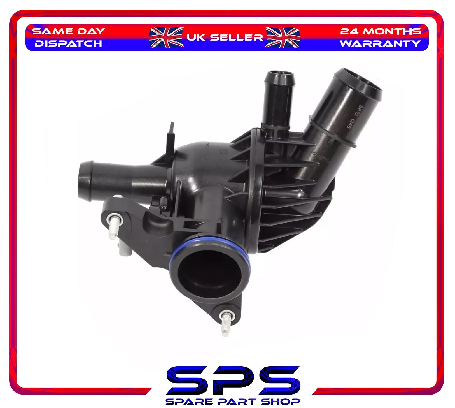 Complete Thermostat Housing For Ford Custom Transit Mk8 2.0 Fwd EcoBlue 2347347