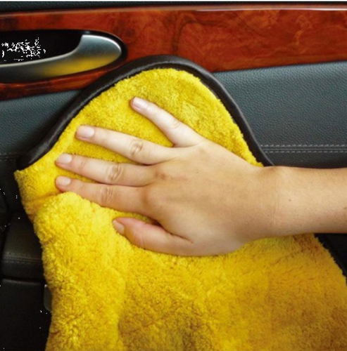 40x40cm High Quality Coral Velvet Super Soft Car Clean Microfiber Thick Towel - Picture 2 of 6