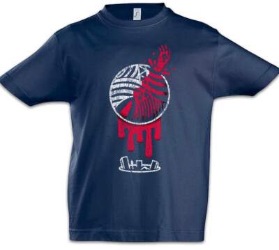 Leliel Kinder Jungen T-Shirt Neon Gendo Genesis Logo Sign Evangelion Angel Engel