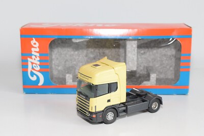 B17 1:50 TEKNO SCANIA 144L 144 L TRUCK LIGHT YELLOW ONLY EXHIBI | eBay 